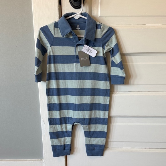 GAP Other - GAP Navy and Light Blue Striped Kids Bodysuit